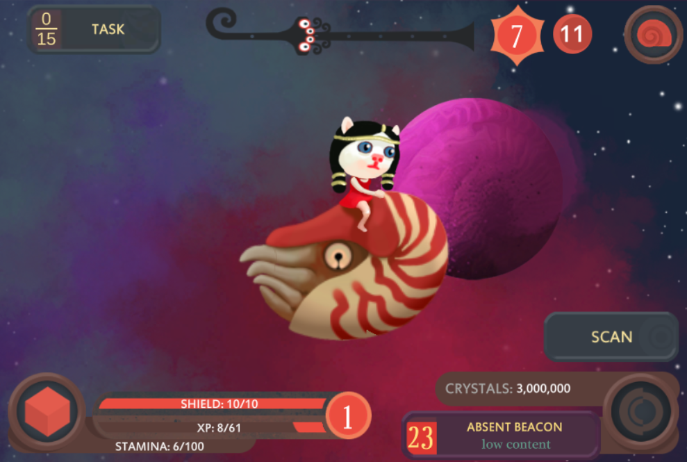 Gameplay image of Sepia
